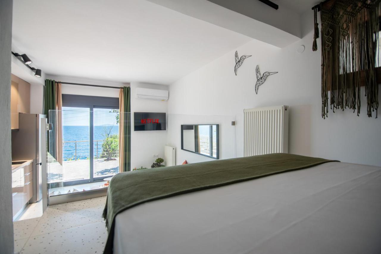 Anemos Seaside Apartment Неос-Мармарас Экстерьер фото