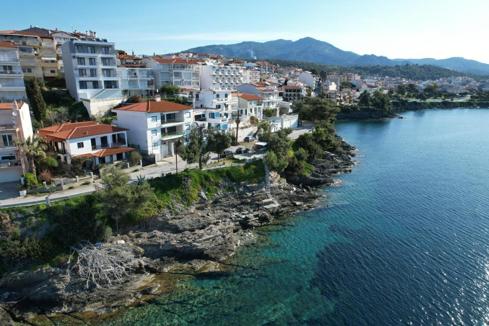 Anemos Seaside Apartment Неос-Мармарас Экстерьер фото
